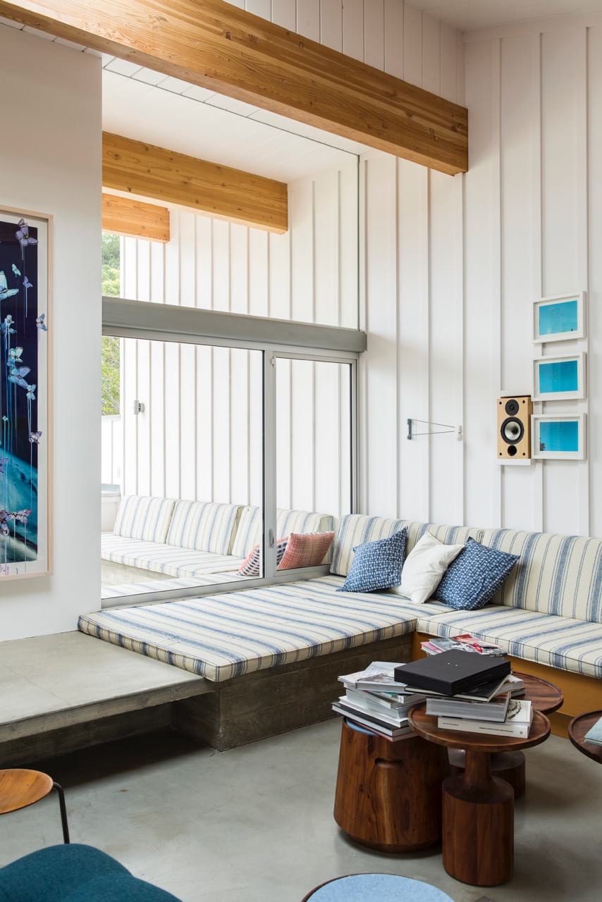 Malibu House - Barbara Bestor - modern midcentury - lounge