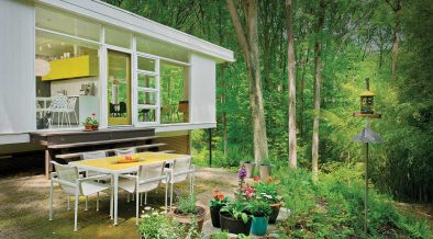 Midcentury home landscape renovation