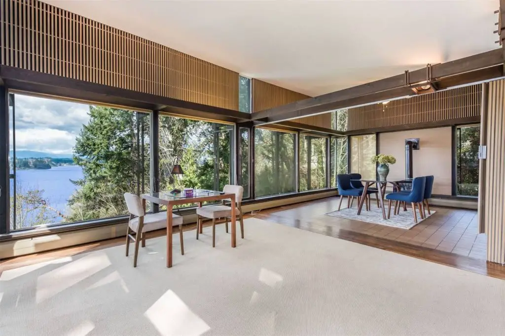 1965 midcentury forest retreat Washington - 