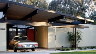 Eichler house renovation Orange county California - back exterior -