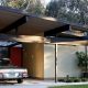 Eichler house renovation Orange county California - back exterior -