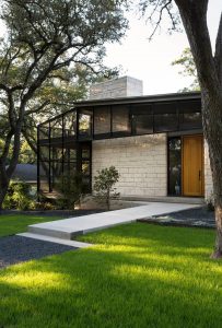 Copper architects mid entury inspired modern home