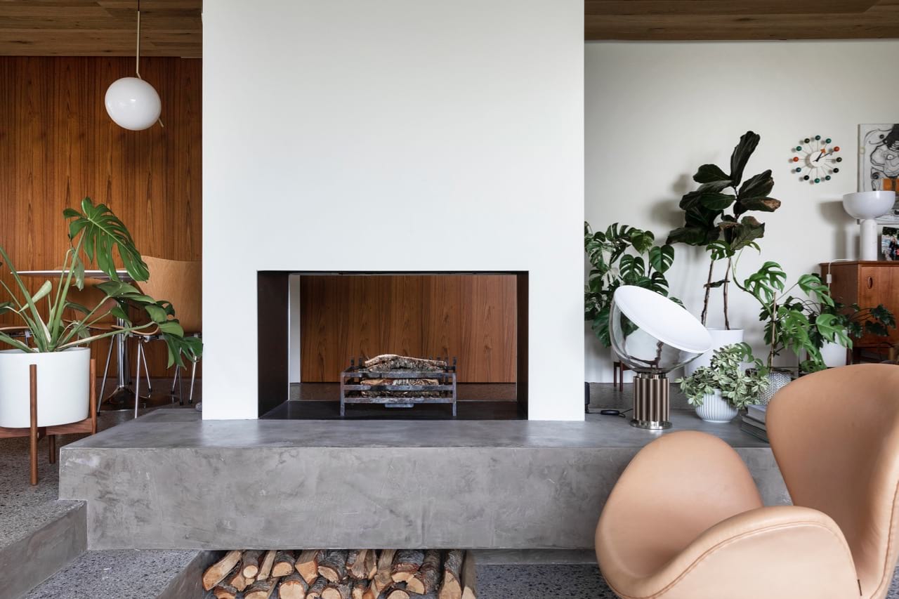 midcentury home in iceland