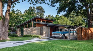 midcentury modern remodel in austin