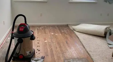 Midcentury wooden floor