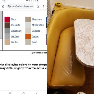Midcentury yellow seat