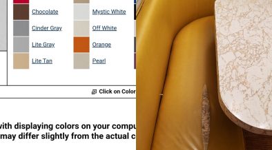Midcentury yellow seat
