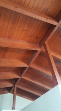 Midcentury Wooden Ceiling