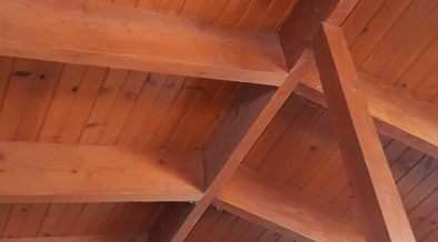 Midcentury Wooden Ceiling