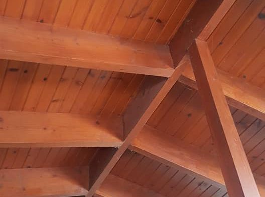Midcentury Wooden Ceiling