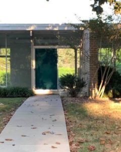 midcentury home door entrance