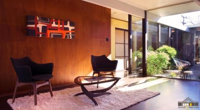 midcentury wooden panels