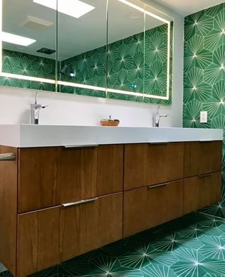 Midcentury bathroom remodel