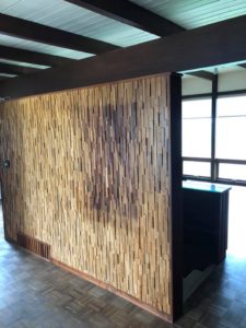 Restoring wood pannelling