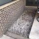 Midcentury entryway rocks