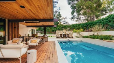 Midcentury post-and-beam house in Lugano