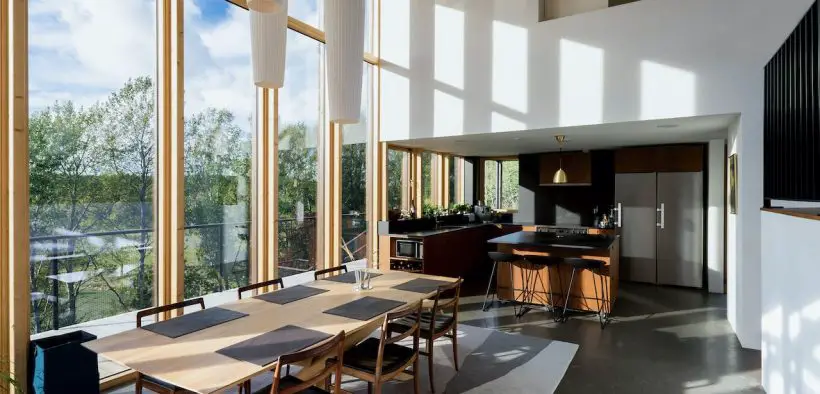 Natural materials for the Villa Wennerström