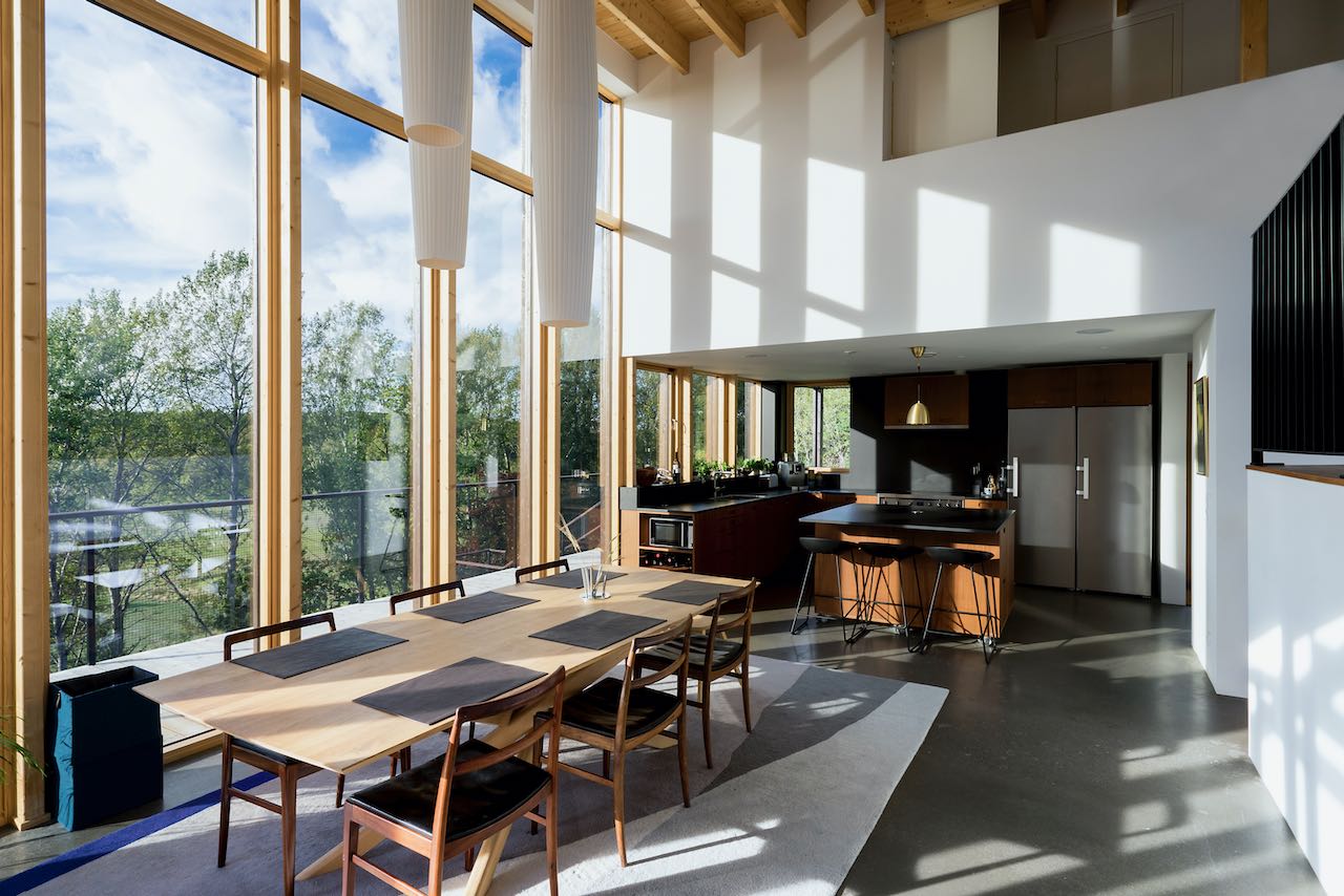 Natural materials for the Villa Wennerström