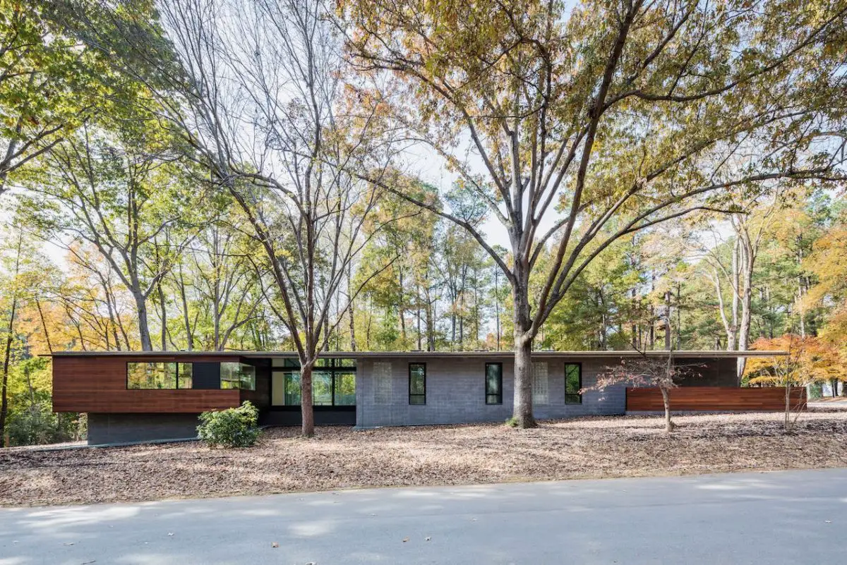 Feels Like Home in the Middle of the Woods - Mid Century Home