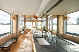 Sustainable midcentury home -