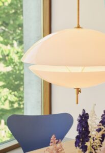salone del mobile 2021 - fritz hansen - clam lamp