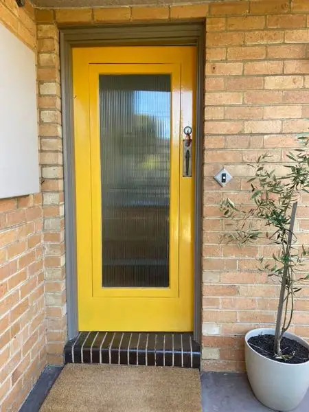 yellow door