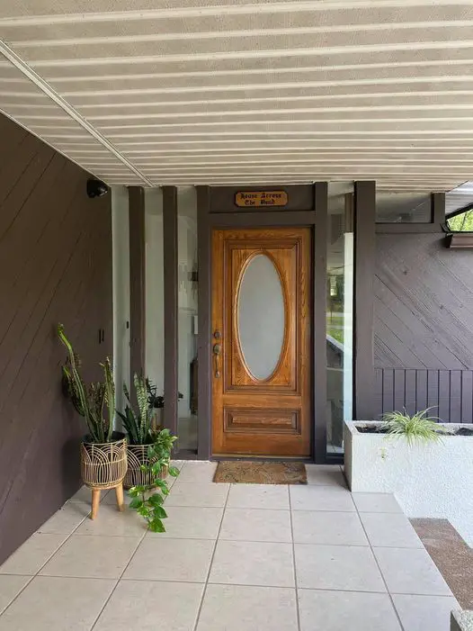 wood door