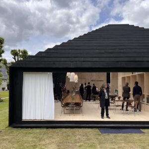 Fritz Hansen 150th anniversary pavilion in Copenhagen