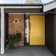 midcentury inspired home - entrance