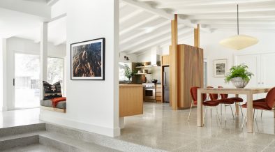 Timeless midcentury home Elegance - dining area