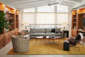 Timeless midcentury home Elegance - living room