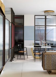 Italian Interior Design in a Milan Apartment - dining area