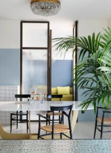 Italian Interior Design in a Milan Apartment - dining area