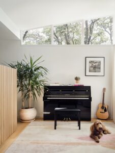 1960 home Austin - music room