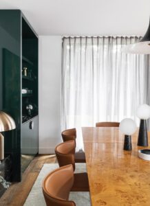 A midcentury house renovation - dining room
