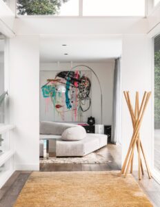 A midcentury house renovation - living rom