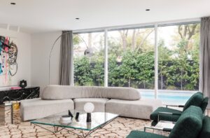A midcentury house renovation - living room