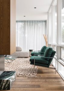 A midcentury house renovation - living room