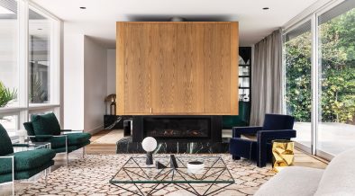 A midcentury house renovation - living room