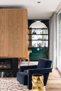 A midcentury house renovation - living room