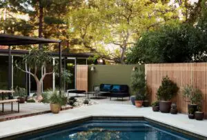 Modernist home interior renovation by studio shamshiri - pool