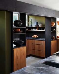 Modernist home interior renovation by studio shamshiri - kitchen