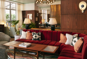 the Hoxton midcentury hotel Rome - lounge