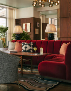 the Hoxton midcentury hotel Rome - lounge