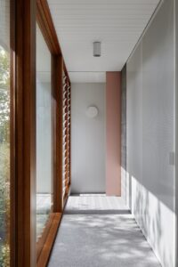 A modern Art Deco home extension - corridor