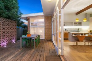 1962 Midcentury modern home restoration - patio