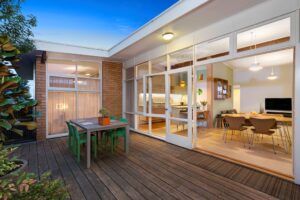 1962 Midcentury modern home restoration - patio