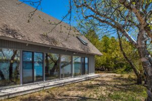 midcentury house for sale - Crystal Lake Michigan - exterior