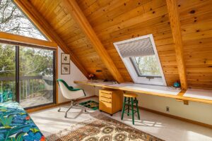 midcentury house for sale - Crystal Lake Michigan - studio