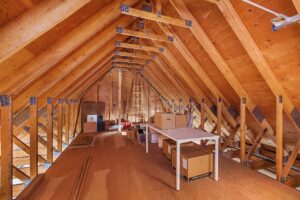 midcentury house for sale - Crystal Lake Michigan - storage